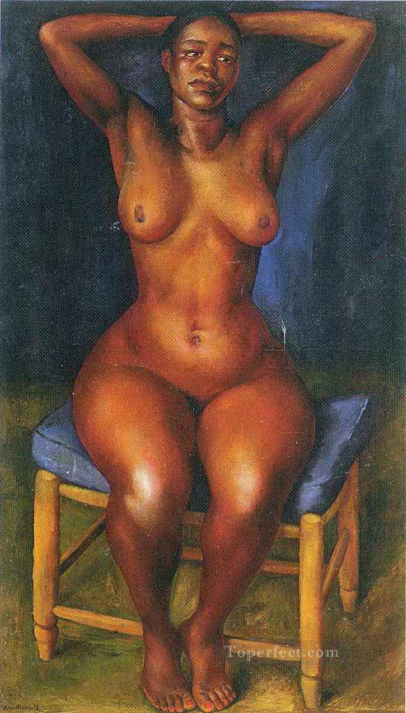dancer resting 1939 Diego Rivera Oil Paintings